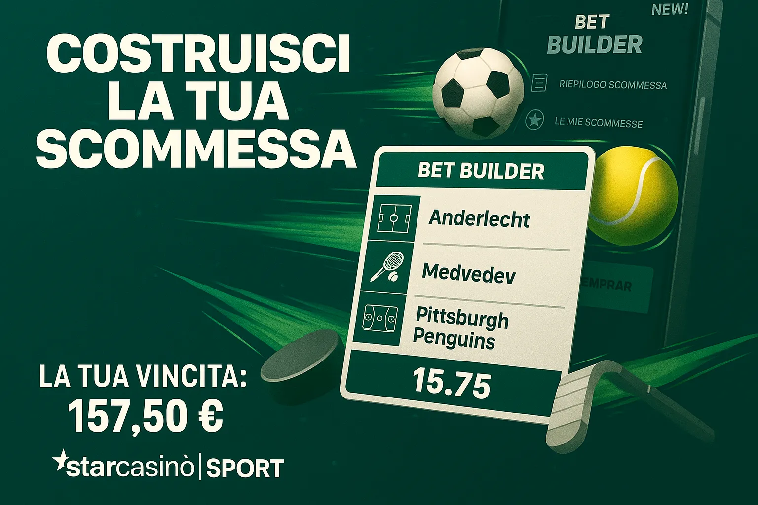 starCasino Costruisci la Tua Scommessa